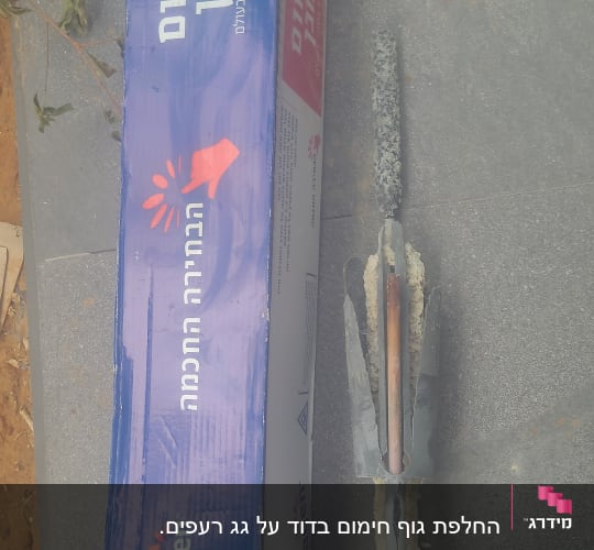 חלקי דוד שמש על אריזת כרומגן